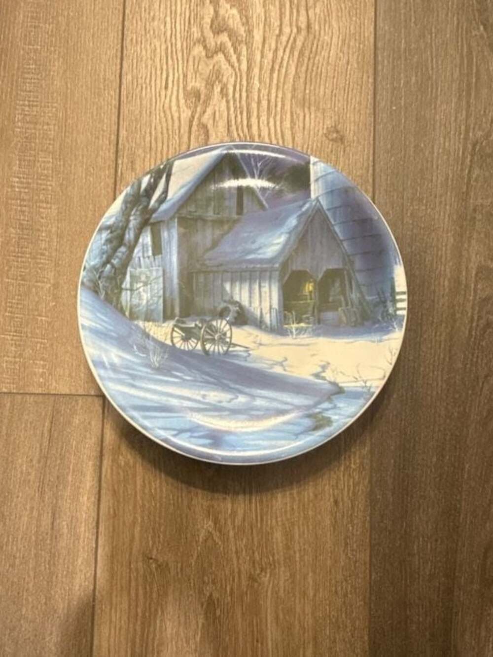 Artaffects American Blues Country Morning Decorative Collector Plate by Rob Saub